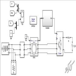شبیه سازی سیمولینک کنترل DFIG مبتنی بر SMC با شار و جریان روتور نامعلوم